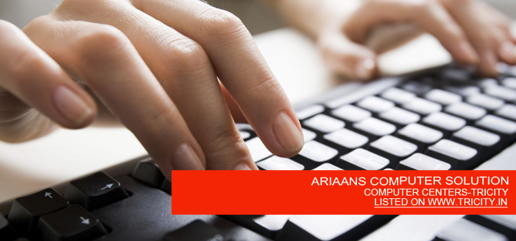 ARIAANS COMPUTER SOLUTION