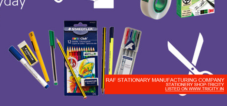 RAF STATIONARY MANUFACTURING COMPANY