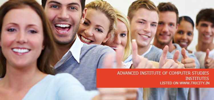 ADVANCED INSTITUTE OF COMPUTER STUDIES