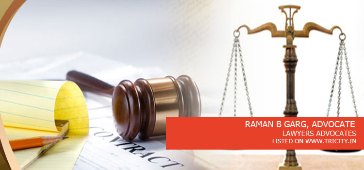 RAMAN B GARG, ADVOCATE