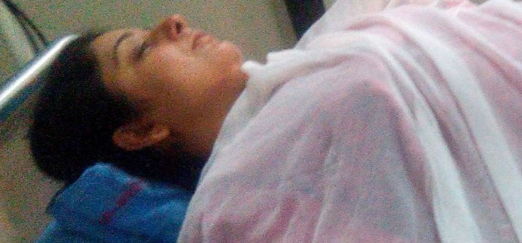 एक महिला डीएसपी चोटिल हो गईं। घटना के वक्त महिला डीएसपी