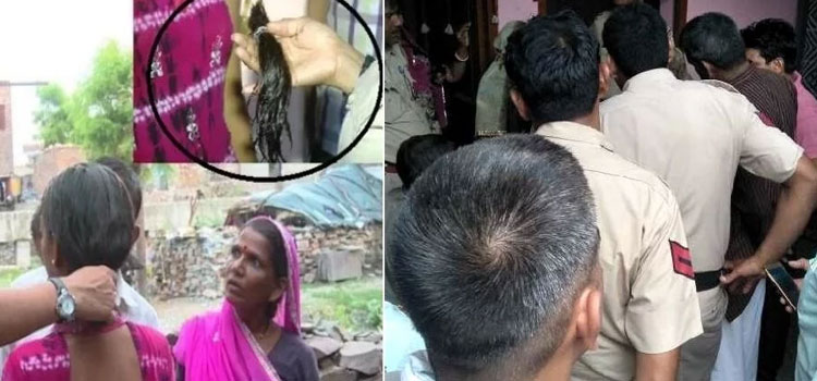 गांव की महिला पंच ममता की मंगलवार दोपहर को चोटी कटने का मामला प्रकाश में आया