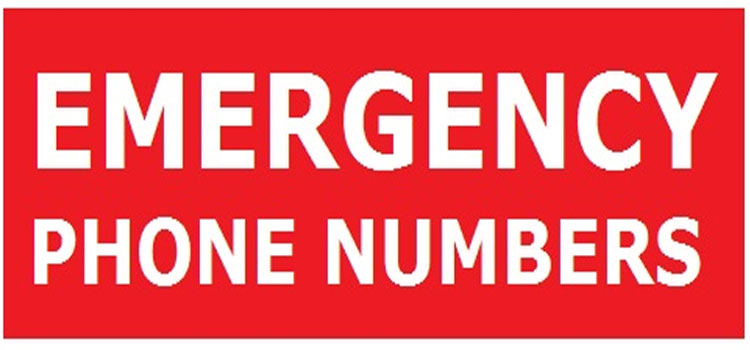 Emergencies Telephone Numbers