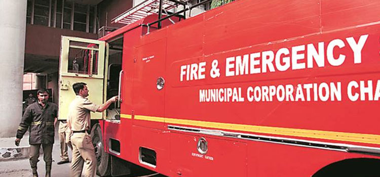 9 temporary fire stations for Chandigarh