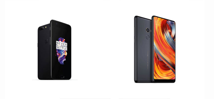 Xiaomi Mi MIX 2 vs OnePlus 5 Price, Specifications, Features Compared