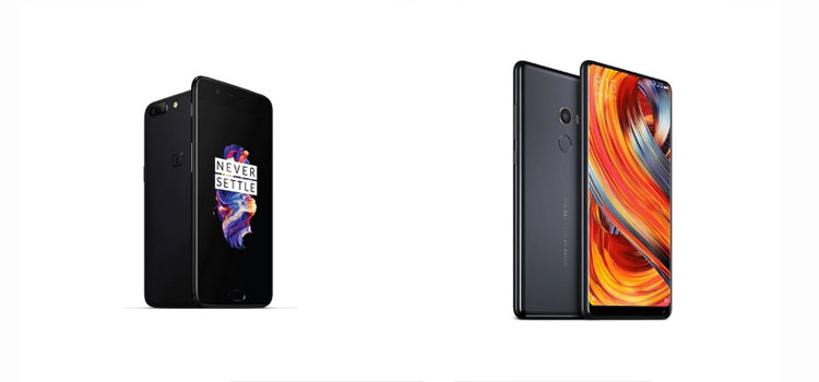 Xiaomi Mi MIX 2 vs OnePlus 5 Price, Specifications, Features Compared