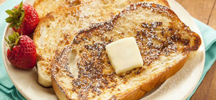 फ्रेंच टोस्ट बनाने में आसान, खाने में टेस्टी