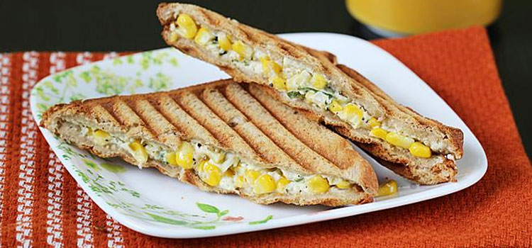 Corn Cheese Sandwich