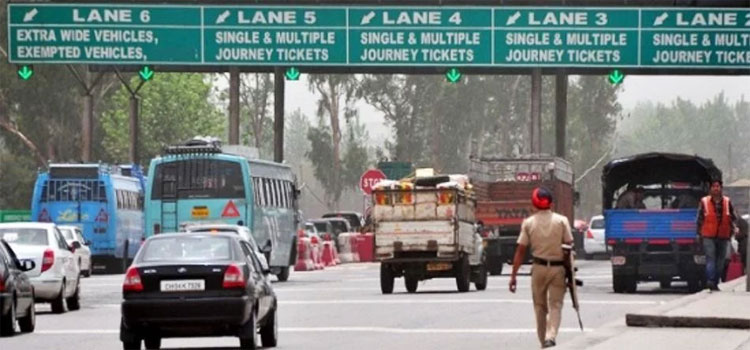 Toll Plaza On Bathinda To Chandigarh