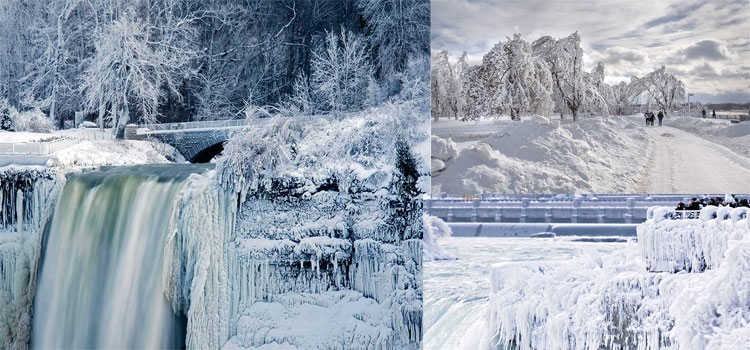 Freezes Niagara Falls