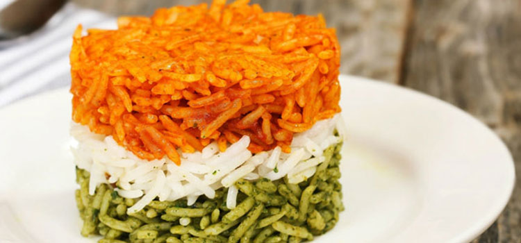 तिरंगा पुलाव