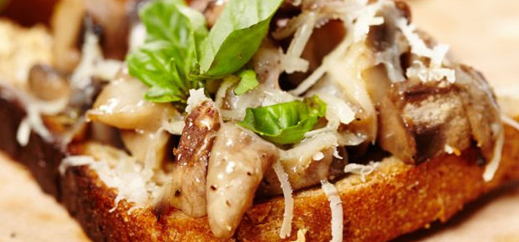 Mushroom Masala Toast Recipe