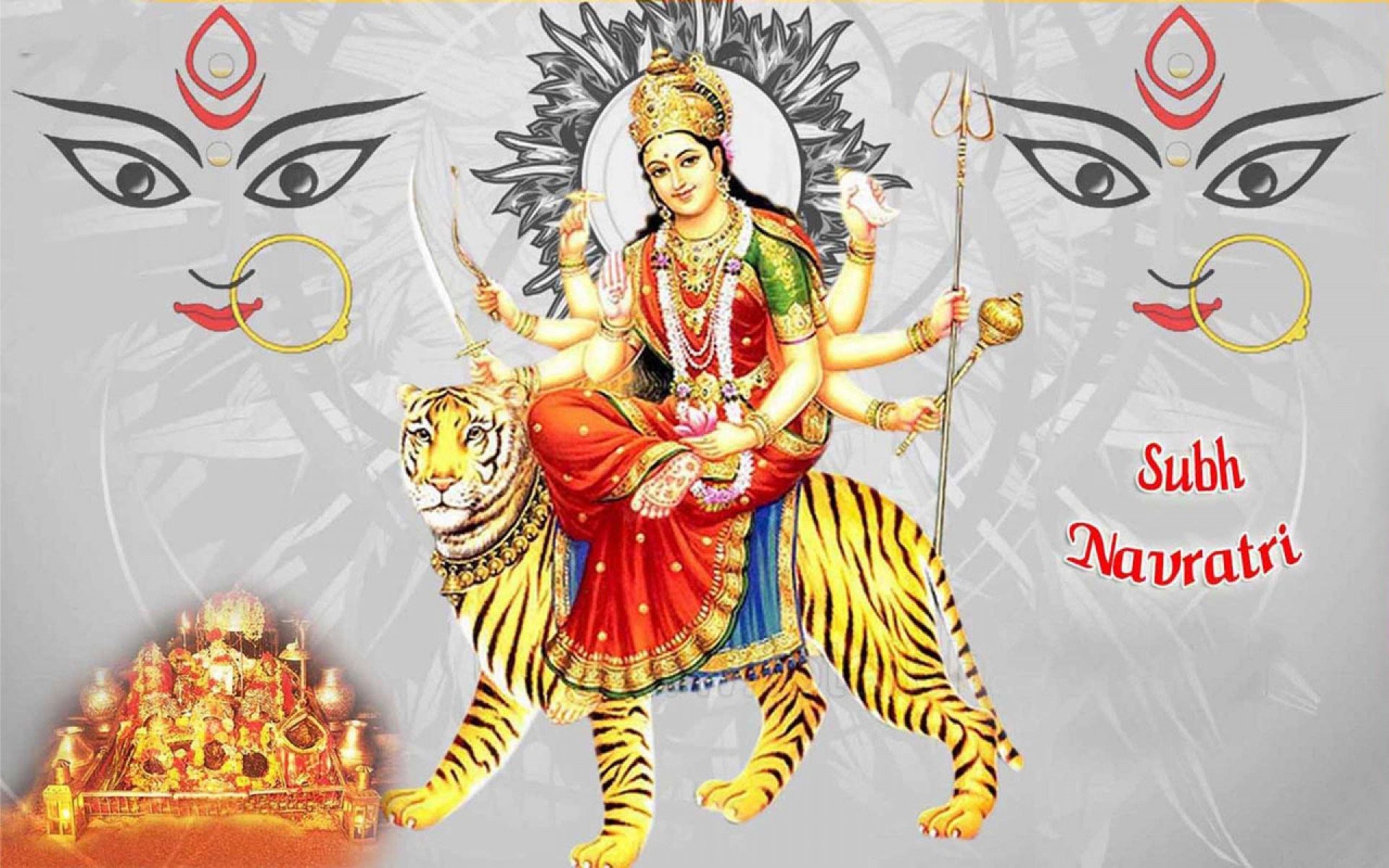 Happy Navratri Images GIF Wallpapers Photos Banners  Pics for Whatsapp  DP 2022