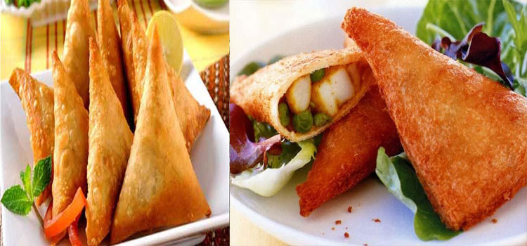 bread Slices Samosa