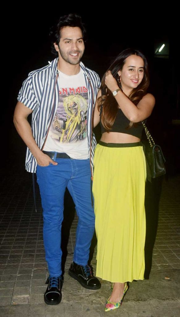 Varun Dhawan and Natasha Dalal