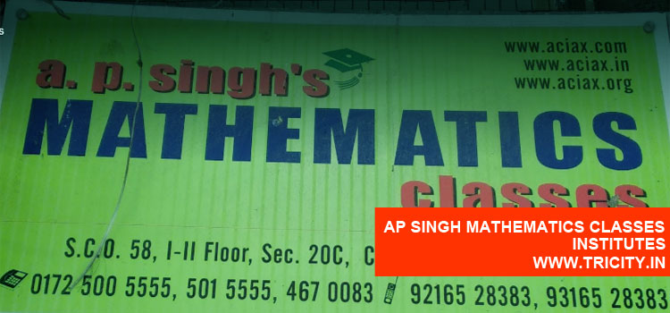 Ap Singh Mathematics Classes