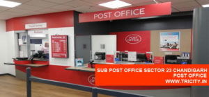 Sub Post Office Sector 23 Chandigarh